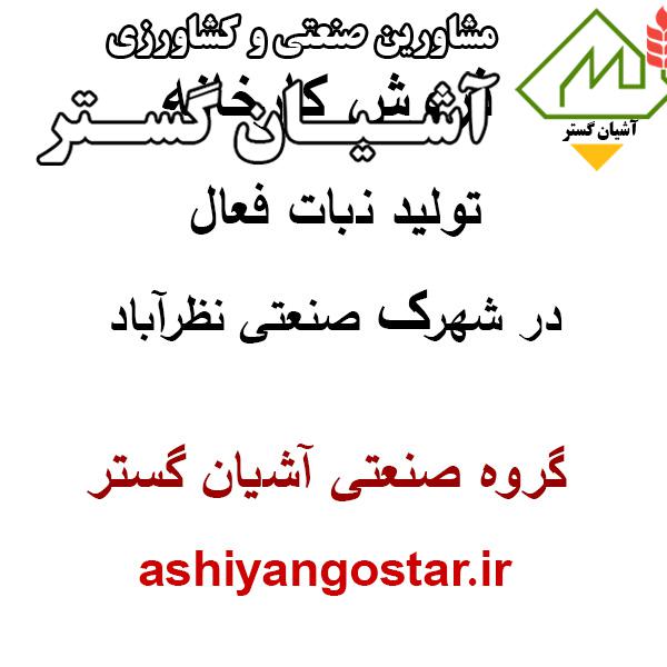 فروش کارخانه فعال مواد غذایی در شهرک صنعتی نظرآباد( تولید نبات)